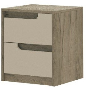 Модульная спальня Гавана, набор 3, Крафт серый/Кашемир