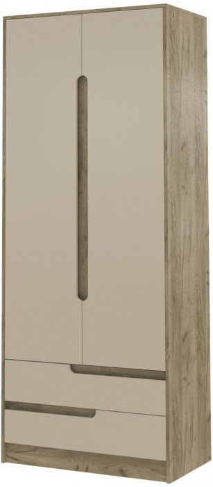 Модульная спальня Гавана, набор 3, Крафт серый/Кашемир