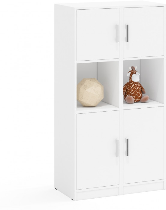 Два Пенала С-МД-СК9П к компьютерному столу С-МД-СК9, белый шагрень