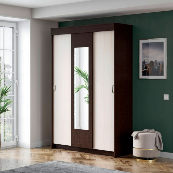 шкаф-купе Бассо венге/дуб белфорд