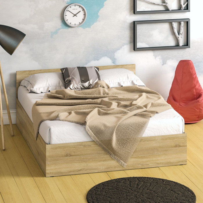 Стандарт Кровать 1600, дуб сонома