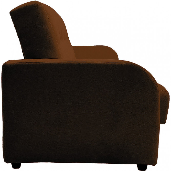 СПБ Диван-книжка ЛОНДОН коричневый 140 ЛЮКС, пружинный блок Боннель