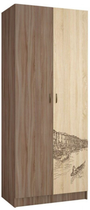 Орион Шкаф ясень шимо/дуб сонома