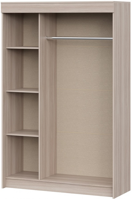 Шкаф-купе Бассо, ясень шимо светлый