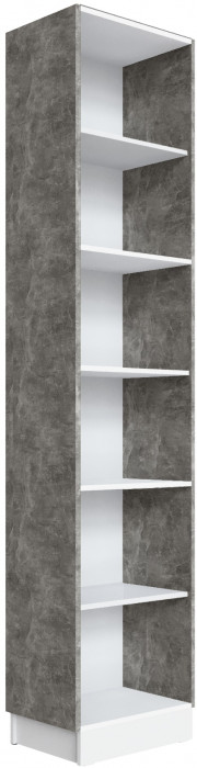 Шкаф Мадрид, композиция 9, Белый/Ателье светлое