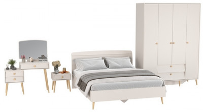 Афина Спальня 29-1600, кашемир серый