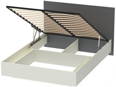 Кровать 1,6 арт.031-М1 ПМ (Графит/Миндаль)