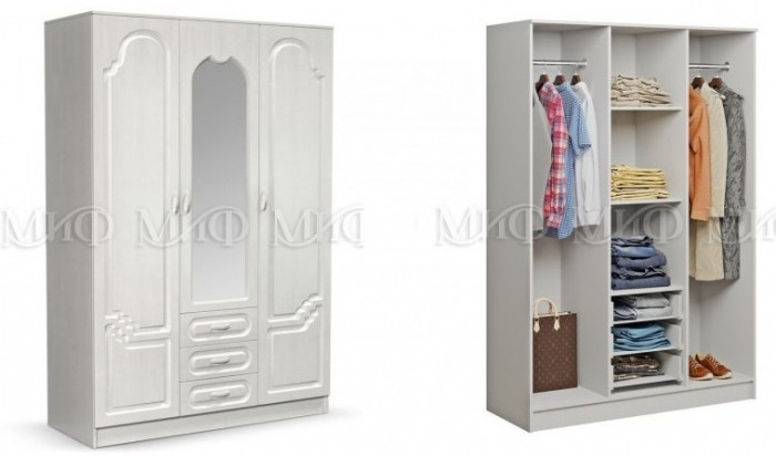 Гармония Шкаф 3-х створчатый