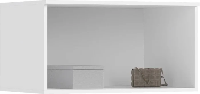 Норд Шкафы угловая композиция, Белый/белый глянец