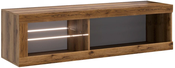 Прага Модульная Гостиная, вариант №1, Дуб Делано/Белый глянец