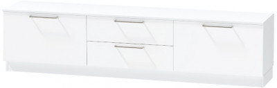 Тумба-4 под ТВ напольная "Иннэс-7", Белый