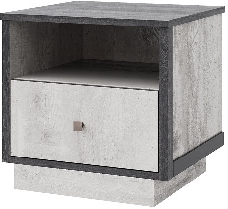 Модульная спальня "Тиффани" - Бетон пайн светлый/Дуб шале графит