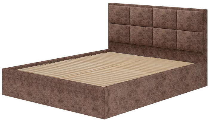 Кровать 160х200 с реечным настилом Линда КР-16, Мустанг