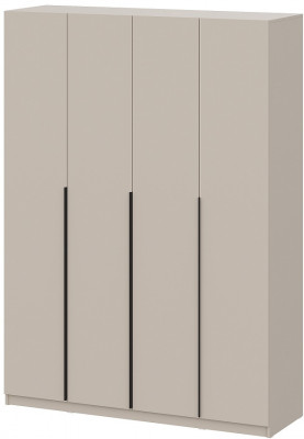 Шкаф распашной с наполнением (11 полок + 2 ящика + штанга) ШК 5 (1600), Меланж