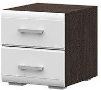 Вегас Тумба прикроватная 400*430*446 венге/белый глянец
