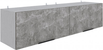 Полка навесная Мадрид ПН-4 (1,5) белый/ателье светлое