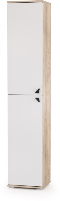 КР100 Бостон № 39, цвет дуб эндгрейн элегантный/фасады МДФ милк рикамо софт, 13.154+12.69+09.132+13.154, ШхГхВ 192,4х57,2х194,4 см.