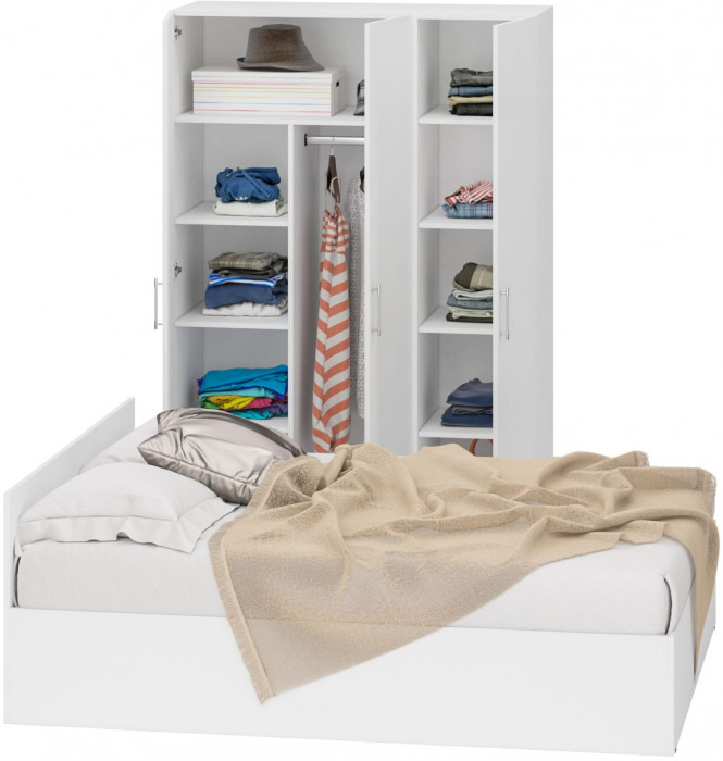 Спальня Стандарт 1-1600, белый