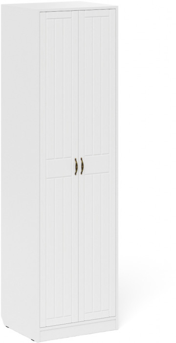 Прихожая П-6 Компоновка № 13, цвет белая шагрень/фасады МДФ белое дерево фрезеровка прованс, ШхГхВ 170х50х210 см., универсальная сборка