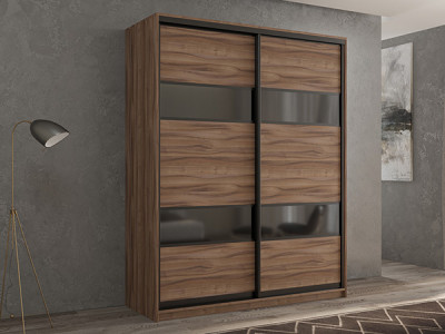 Шкаф-купе Кааппи 7 Орех Тьеполло 120х60х230 см