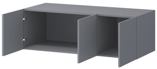 Антресоль Бастион ЛДСП 1,2 (Крафт золотой / Белый древесный)