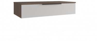 МС Роза Тумба подвесная 900.2, Ройс+ ручка скоба, Орех Франклин карамель/бежевыйскин