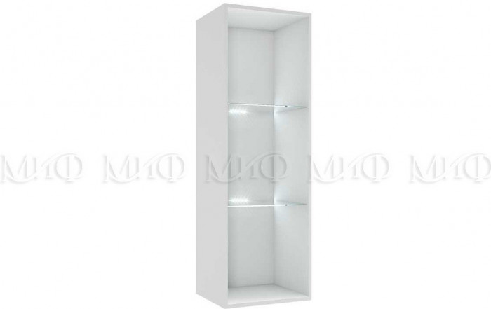 Флорис ШК-007 Шкаф-витрина однодверный, белый