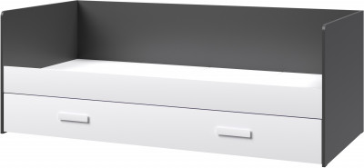 Кэнди Кровать ККР-1 графит/белый