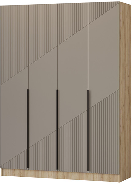 Шкаф Авис 1,6, Крафт золотой/Крема