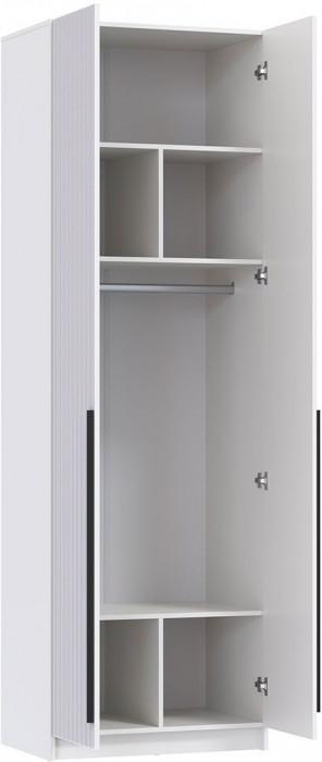 Брандо шкаф для одежды 67.10 МДФ Белый