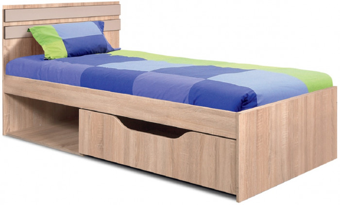 Набор мебели для детской "Лондон" - Дуб сонома/Капучино светлый