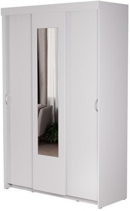 Шкаф-купе Комфорт 9М Н2300 (Белый)