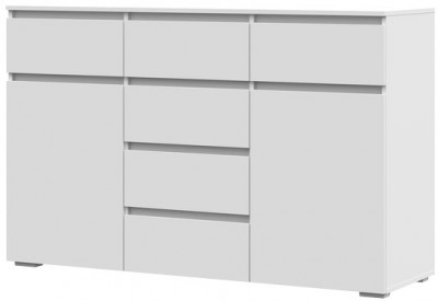 Хелен КМ 05 Комод 6 ящиков (1502х958х460) белый/белый