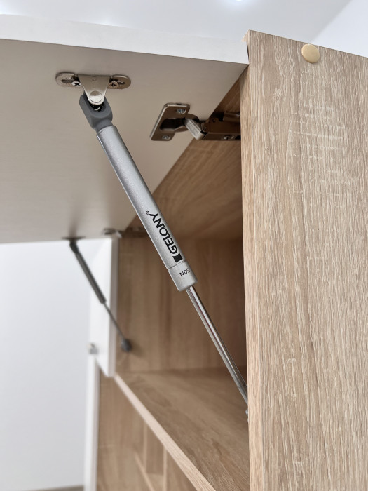 Компьютерный стол Квартет-11, Дуб крафт серый/Кашемир