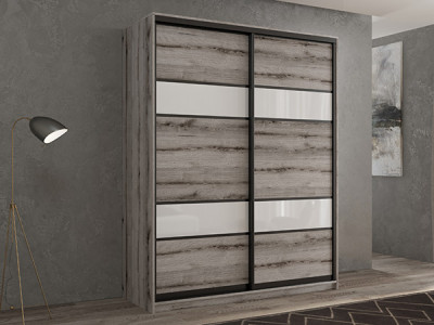Шкаф-купе Кааппи 8 Эвок Окаменелый 150х45х230 см