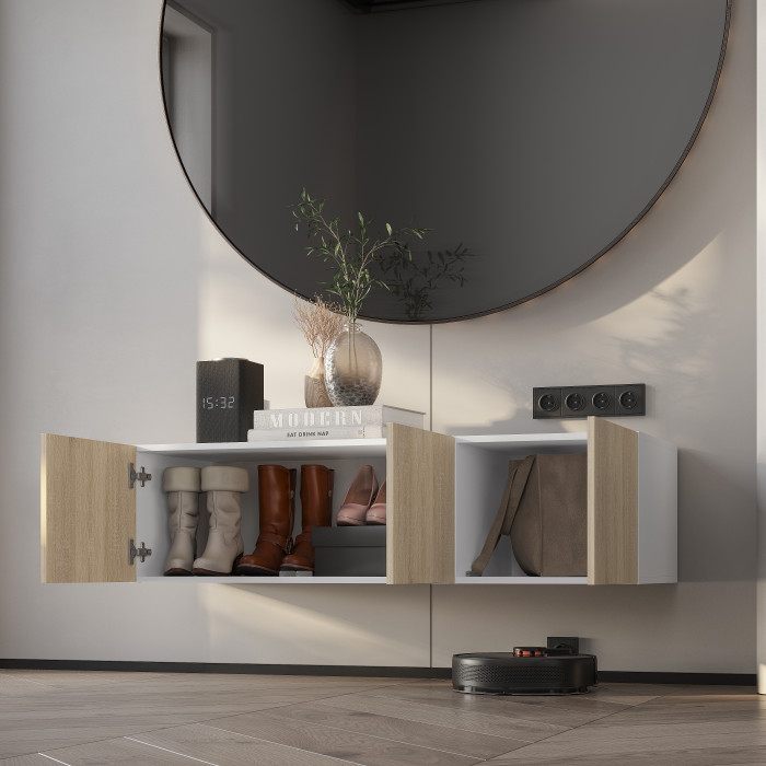 Тумба "Тайм" ТБ-18 Белый/Сонома