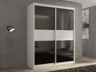 Шкаф-купе Кааппи 12 Белый Бриллиант 160х45х230 см