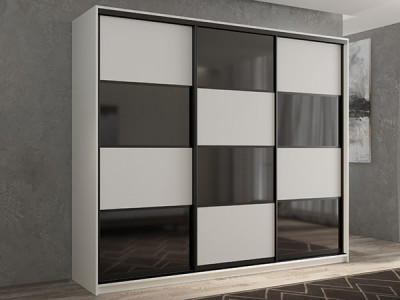 Шкаф-купе Кааппи 13 Белый Бриллиант 210х45х230 см