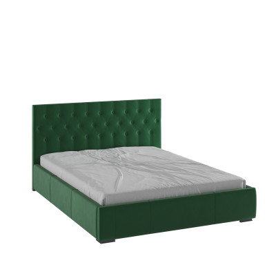 Октавия Кровать интерьерная 160 изумруд ромб, ПМ