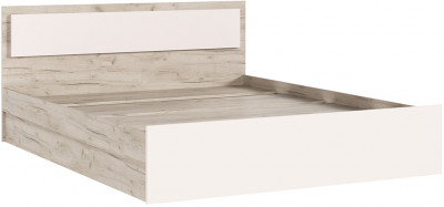 Кровать 1,2м с настилом ЛДСП Мартина, Дуб крафт серый/Кашемир