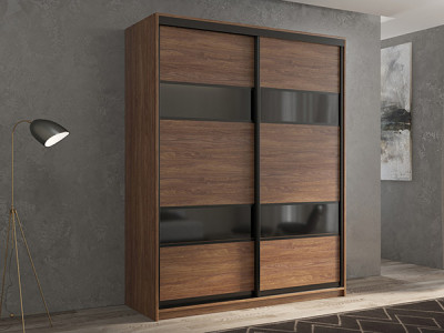 Шкаф-купе Кааппи 7 Морское Дерево Винтаж 120х45х230 см