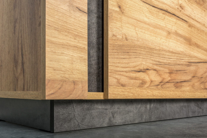 Арчи № 05, дуб крафт золотой/камень тёмный