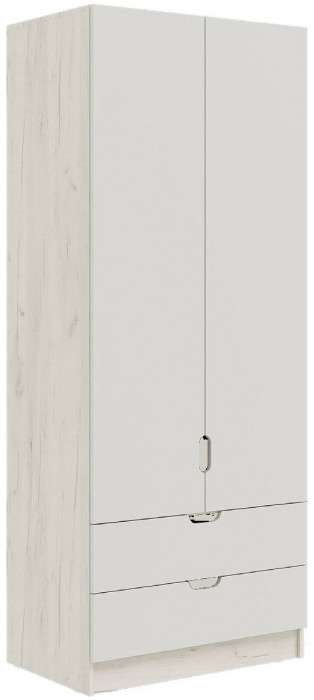 Юниор-4 Шкаф (800) (Шарли бриз, Крафт белый)