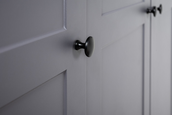 Остин 16.221 Комод + 13.257 Тумба, серый графит/дуб крафт золотой