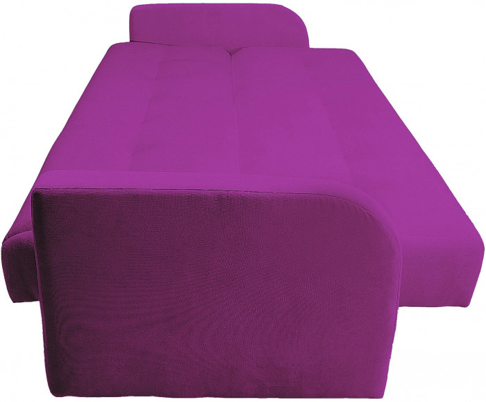 Диван-книжка ЛОНДОН фиолетовый 140 ЛЮКС, пружинный блок Боннель