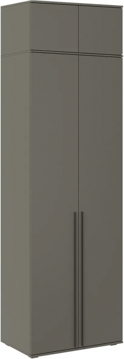 Норд Шкаф двухстворчатый 800 + Антресоль 800 графит