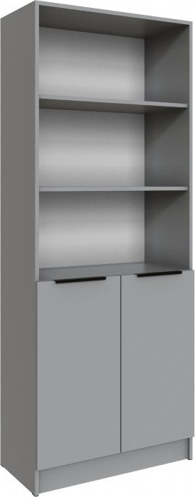 Стеллаж Мадрид (0,75), Камень серый