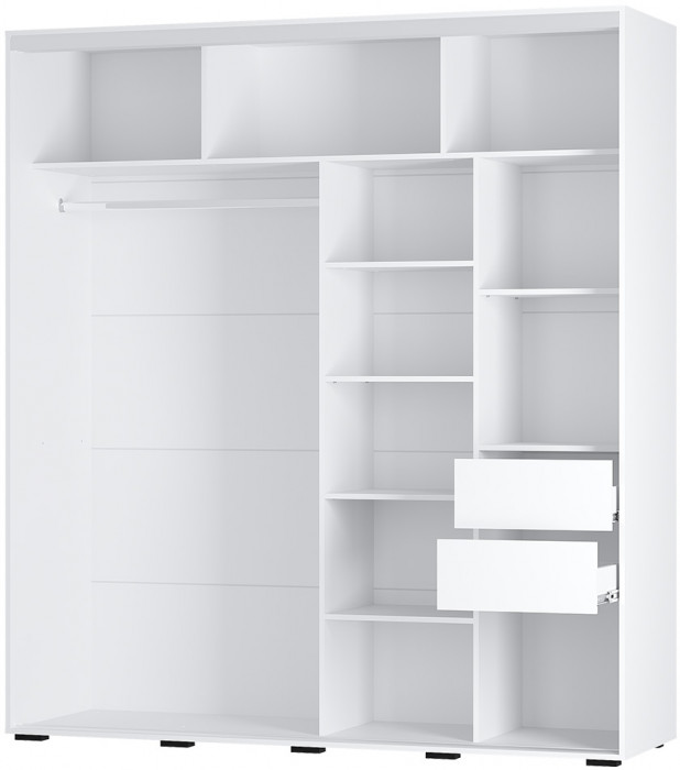 Шкаф-купе Крафт-6 ШКК-06, Ясень белый