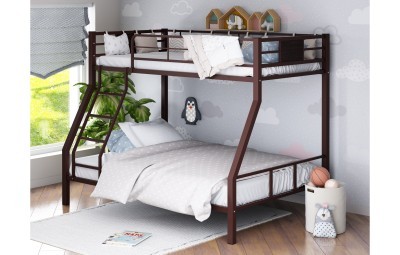 Двухъярусная кровать Гранада 1, коричневая