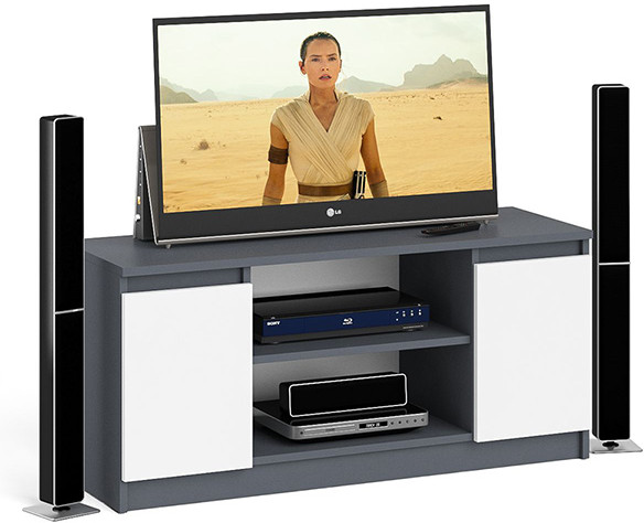 Мори Тумба ТВ МТВ1200.1, графит/белый